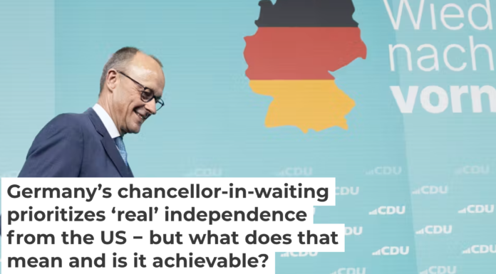 Friedrich Merz, mapping out a new future for Germany and the EU? Maja Hitij/Getty Images